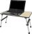 Laptop Table (Egab, Yellow Black) Foldable, Adjustable, Four Legs