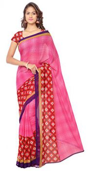 Kashvi Georgette Saree (Pink, 1115_3)