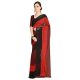 Kashvi Georgette Saree (Red, 1459)