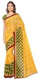 Kashvi Georgette Saree (Yellow, 1115_1)