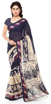 Kashvi Georgette Saree (Black, 1134_2)