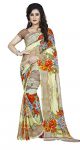 Kashvi Georgette Saree (Yellow, 1429)