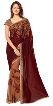 Kashvi Georgette Saree (Pink, 1108_4)