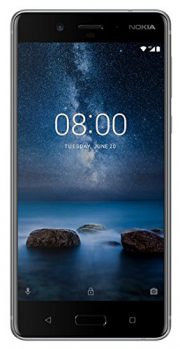 Nokia Mobile (Nokia 8, Steel) 4gb RAM, 64gb Storage
