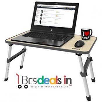 Laptop Table (Style Eva, Multicolor) Foldable, Adjustable, Four Legs
