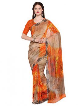Vaamsi Chiffon Saree (Beige, Empress1087)