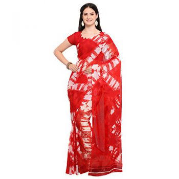 Vaamsi Chiffon Saree (Red, Empress1105)