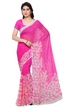 Vaamsi Chiffon Saree (Pink, Empress1016)