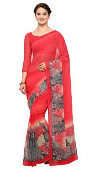 Vaamsi Chiffon Saree (Red, Empress1144)