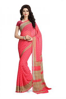 Vaamsi Chiffon Saree (Pink, RC3201)