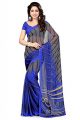 Vaamsi Chiffon Saree (Blue, Rolex3002)