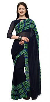 Vaamsi Georgette Saree (Blue, Raga3169)