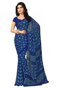 Vaamsi Georgette Saree (Blue, Vega3096)