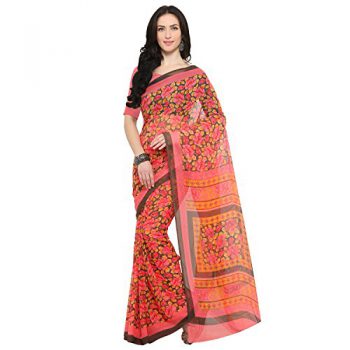Vaamsi Synthetic Saree (Pink, Empress1122)