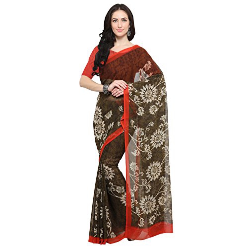 Vaamsi Synthetic Saree (Black, Empress1123)