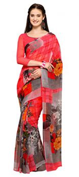 Vaamsi Georgette Saree (Pink, Raga3173)